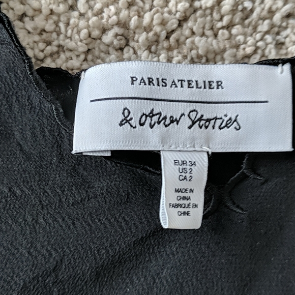 & other stories black silk top - Picture 4 of 5
